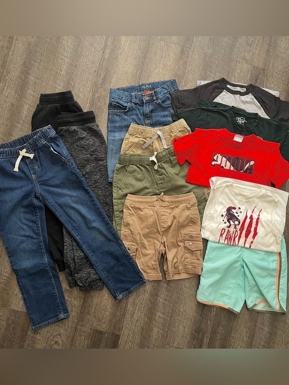 🔴 Kids Clothing Bundle Shirts Pants Shorts